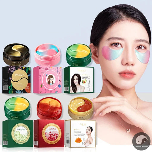 60pcs Caviar Crystal Collagen Gold Eye Mask Anti Dark Circles Moisturizing Anti-wrinkle Eye Bags Women Skin Care Eye Patches-Health Wisdom™