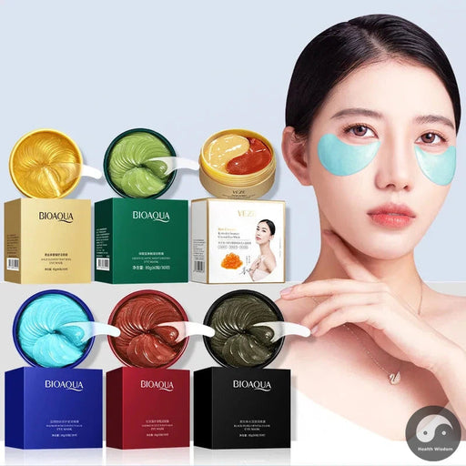 60pcs Collagen Eye Mask moisturizing Anti-wrinkle Anti Dark Circles Eyes Care Gel Masks Eyepatch Beauty Anti-Aging Eye Patches-Health Wisdom™