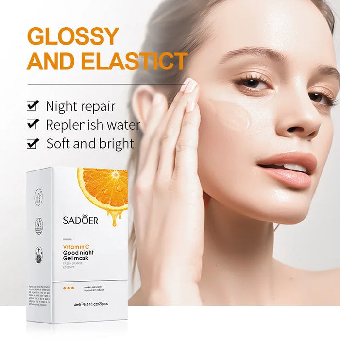60pcs Nicotinamide Whitening Sleeping Facial Masks Collagen Firming Mask Anti Wrinkle Moisturizing skincare Face Mask for Beauty-Health Wisdom™