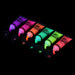 6/24pcs Body Art Paint Neon Fluorescent Party Festival Halloween Cosplay Makeup Party Tools Kids Face Paint UV Glow Painting