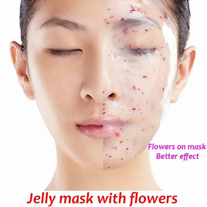 650g Vampire Soft SPA Hydro Jelly Mask Powder Anti-aging Brighten Peel Off DIY Facial Mask Crystal Flower Petal Rose Mask Powder