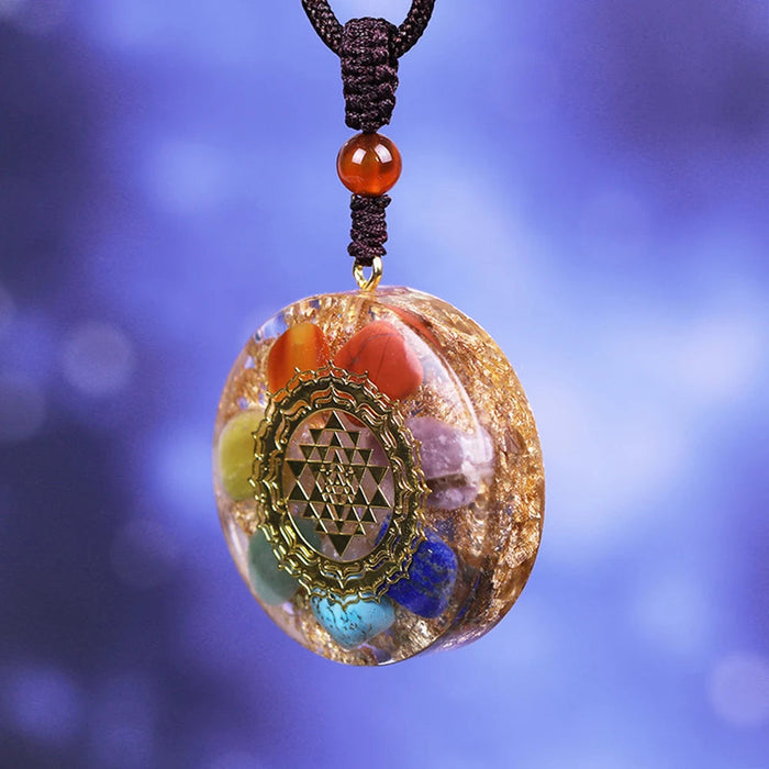 7 Chakra Energy Necklace Orgonite Pendant Reiki Healing Necklace Yoga Orgone Jewelry For Women Men Jewelry-Health Wisdom™