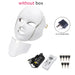 7 Color Led Facial Light Face Mask With Neck Skin Rejuvenation Tighten Anti Acne Wrinkle Beauty Treatment Korean Photon Spa Home