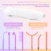 7 In 1 High Frequency Electrode Wand Electrotherapy Glass Tube Beauty Device Acne Remover Face Hair Body Skin Care Skin Tighten