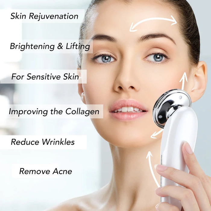 7 in 1 Face Lift Machine Facial Massager RF EMS Microcurrent Red Light Skin Rejuvenation Beauty Skin Care Tightening Wrinkles-Health Wisdom™