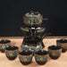 8 Pcs Set Semi Automatic Tea Sets Chinese Ceramic Purple Clay Tea Set Tea Cup The Kung Fu Teapot Set-Health Wisdom™