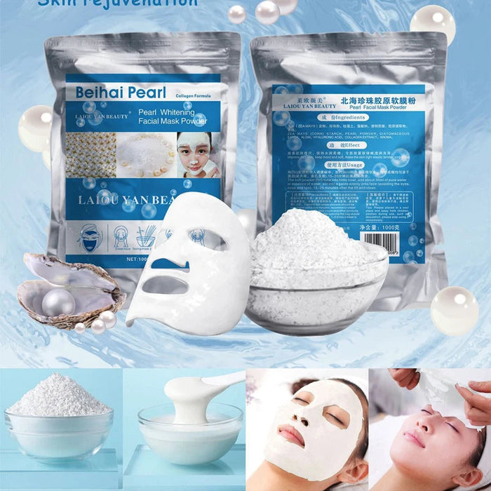 800g Collagen Brightening Jelly Soft Mask Powder SPA Moisturizing Shrink Pore Skin Care Soft Mask Powder Orange Vc Bird's Nest