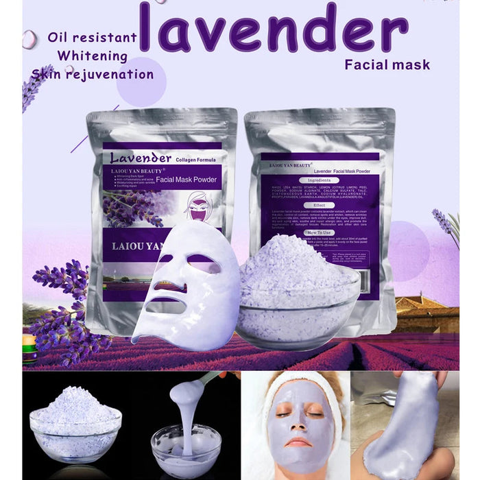 800g Collagen Brightening Jelly Soft Mask Powder SPA Moisturizing Shrink Pore Skin Care Soft Mask Powder Orange Vc Bird's Nest-Health Wisdom™