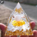 A28 Energy Pyramid Orgonite Crystals Stone Orgone Pyramid Natural Amethyst Peridot Reiki Chakra Energy Generator Meditation Tool-Health Wisdom™