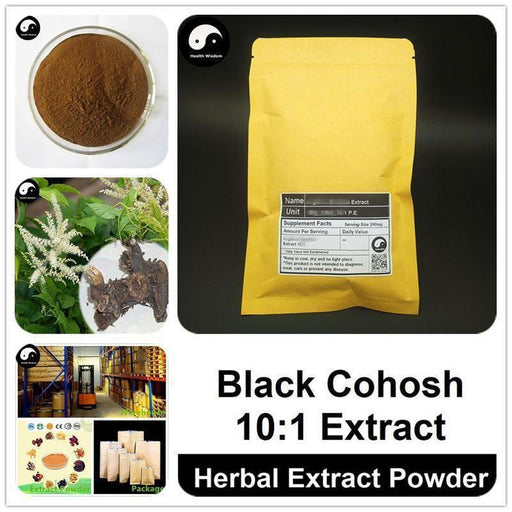 Black Cohosh Extract Powder, Cimicifuge Racemos P.E. 10:1, Hei Sheng Ma-Health Wisdom™