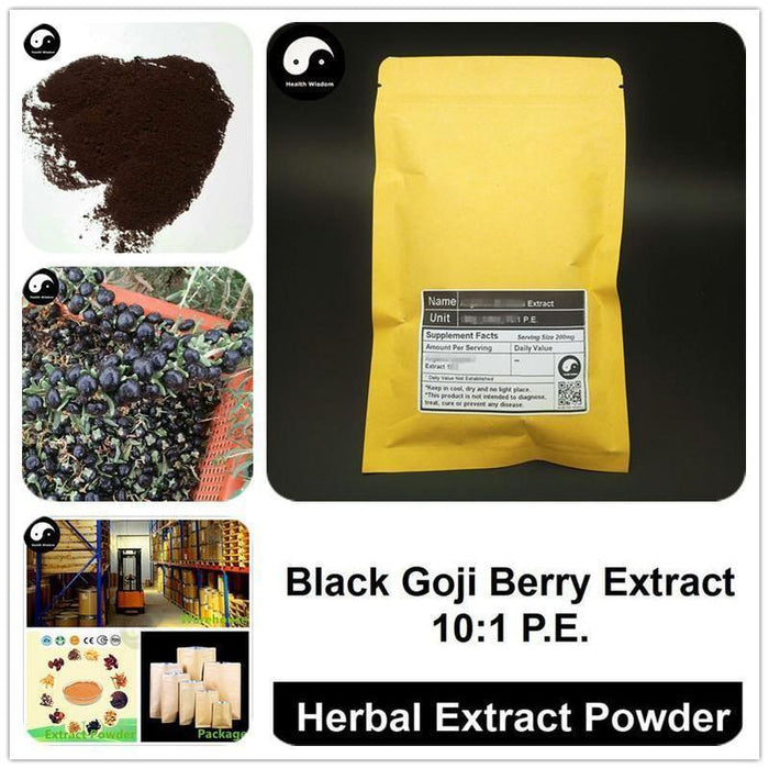 Black Goji Berry Extract Powder 10:1, Wolfberry P.E. OPC-Health Wisdom™