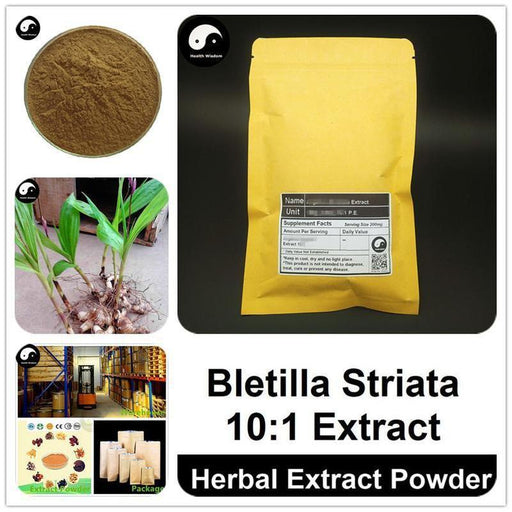 Bletilla Striata Extract Powder, RHIZOMA BLETILLAE P.E. 10:1, Bai Ji-Health Wisdom™