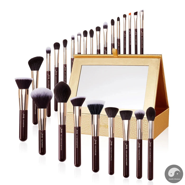 Brushes Set Professional Makeup Brush Foundation Eyeshadow Powder Contour Blending Lip Liner 15-25pcs Cosmetics Box T295-Health Wisdom™