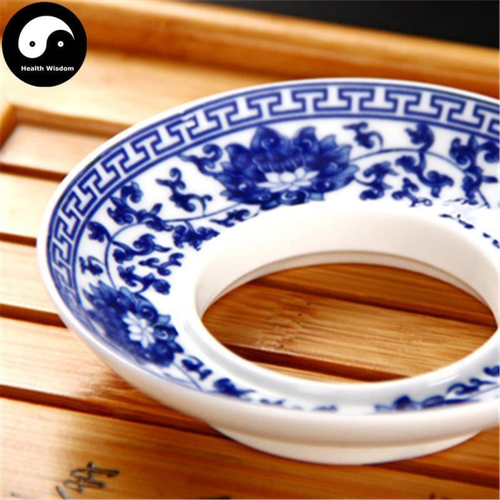 Bule And White Ceramic Gaiwan Tea Cup 180ml 青花瓷盖碗-Health Wisdom™