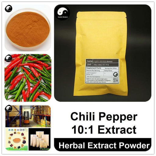 Capsicum Extract Powder 10:1, Chili Pepper P.E., La Jiao-Health Wisdom™