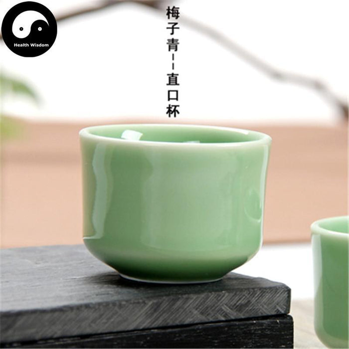 Celadon Ceramic Tea Cups 2pcs