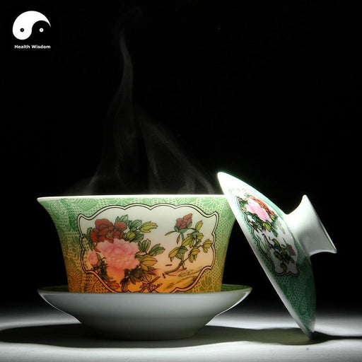 Ceramic Gaiwan Tea Cup 220ml 盖碗-Health Wisdom™