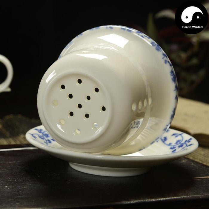 Ceramic Infuser Tea Cups&Mugs 300ml-Health Wisdom™