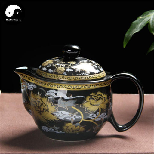Ceramic Kungfu Teapot 450ml-Health Wisdom™