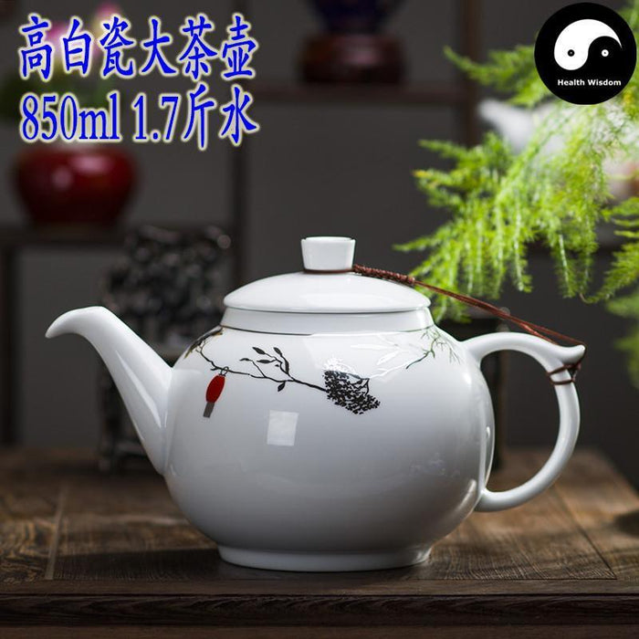 Ceramic Kungfu Teapot 850ml-Health Wisdom™