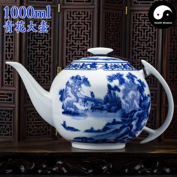 Ceramic Kungfu Teapot With Infuser 1000ml