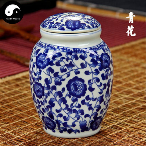 Ceramic Loose Leaf Tea Storage 9.5cm*14.5cm 茶叶罐-Health Wisdom™