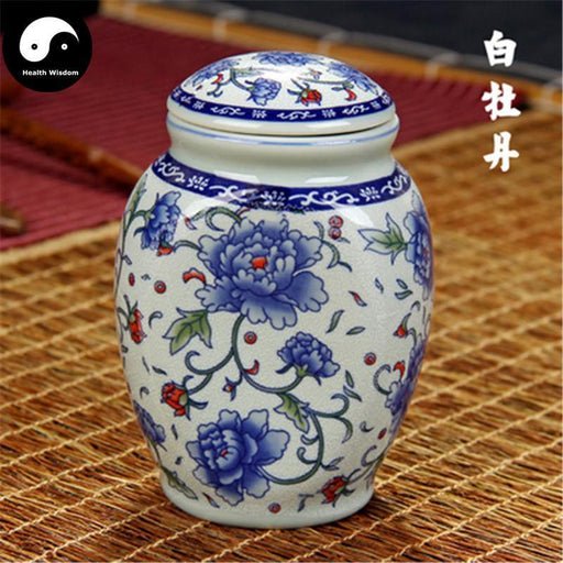 Ceramic Loose Leaf Tea Storage 9.5cm*14.5cm 茶叶罐-Health Wisdom™