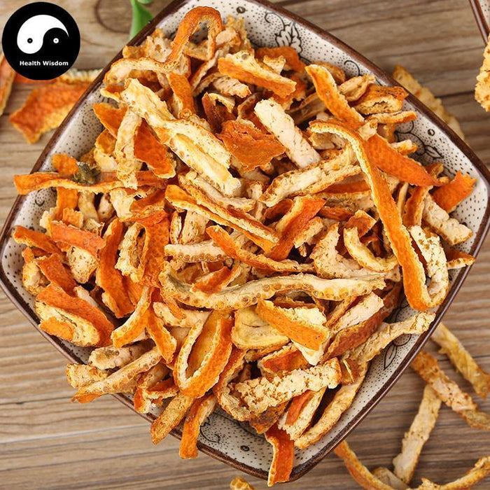 Chen Pi Si 陈皮丝, Ju Pi, Chen Ju Pi 陈橘皮, Tangerine Peel, Pericarpium Citri Reticulatae-Health Wisdom™