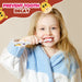 Children Electric Sonic Toothbrush Cartoon Pattern Toothbrush Smart Timer Soft Bristle 4 Replacement Brush Heads Teeth Whitening-Health Wisdom™