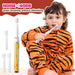 Children Electric Sonic Toothbrush Cartoon Pattern Toothbrush Smart Timer Soft Bristle 4 Replacement Brush Heads Teeth Whitening-Health Wisdom™