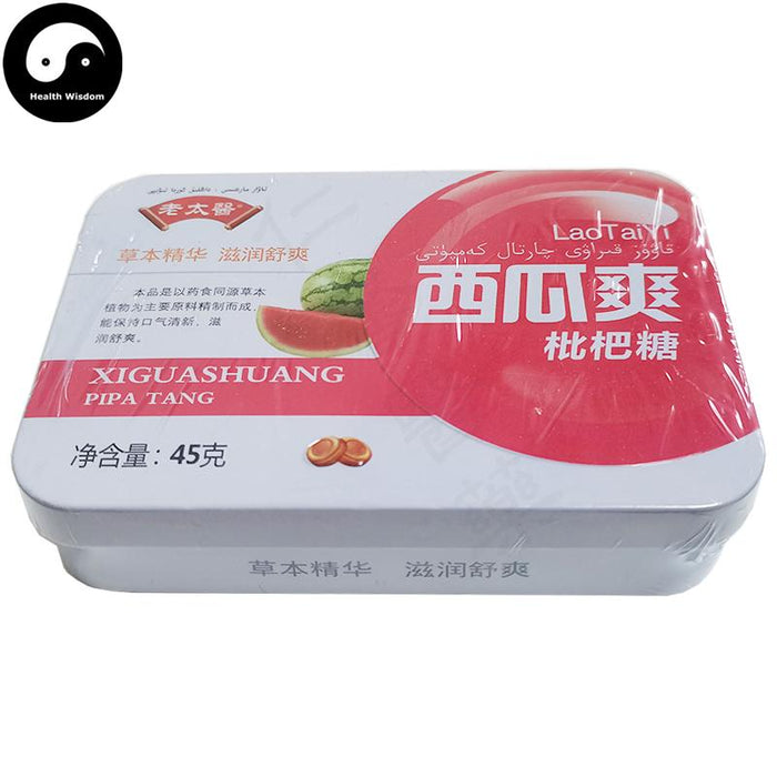 Chinese Herbs Candy Food For Throat Care, Watermelon Loquat, Xi Guang Shuang 西瓜霜-Health Wisdom™