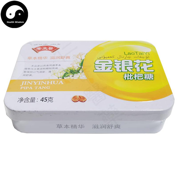 Chinese Herbs Food For Throat Care, Honeysuckle Loquat Candy, Jin Yin Hua 金银花-Health Wisdom™