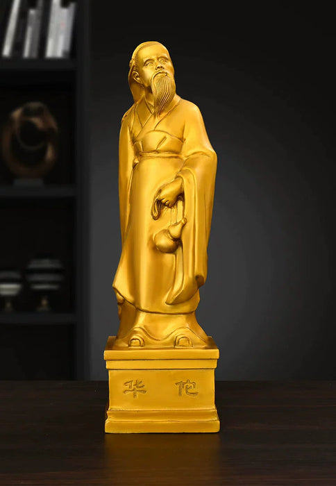 Chinese TCM Doctors Li Shizhen 李时珍 copper ornaments Bian Que Sun Simiao Hua Tuo Zhang Zhongjing-Health Wisdom™