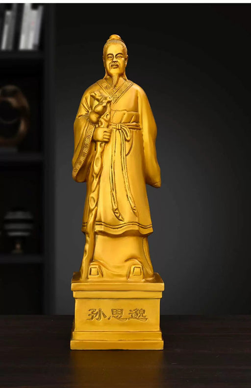 Chinese TCM Doctors Sun Simiao 孙思邈 copper ornaments Bian Que Hua Tuo Li Shizhen Zhang Zhongjing-Health Wisdom™