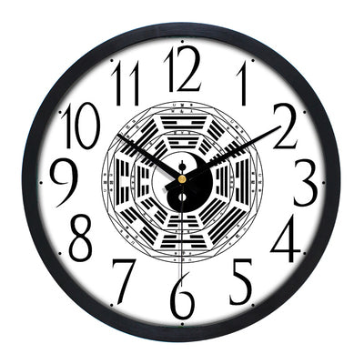 Chinese TCM Style Wall Clocks 10 Inches Ba Gua Clock H319 For Tai Chi Yoga Acupuncture Massage Lover-Health Wisdom™