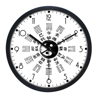 Chinese TCM Style Wall Clocks 10 Inches Ba Gua Clock H323 For Tai Chi Yoga Acupuncture Massage Lover-Health Wisdom™
