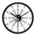 Chinese TCM Style Wall Clocks 10 Inches Ba Gua Clock H323 For Tai Chi Yoga Acupuncture Massage Lover-Health Wisdom™