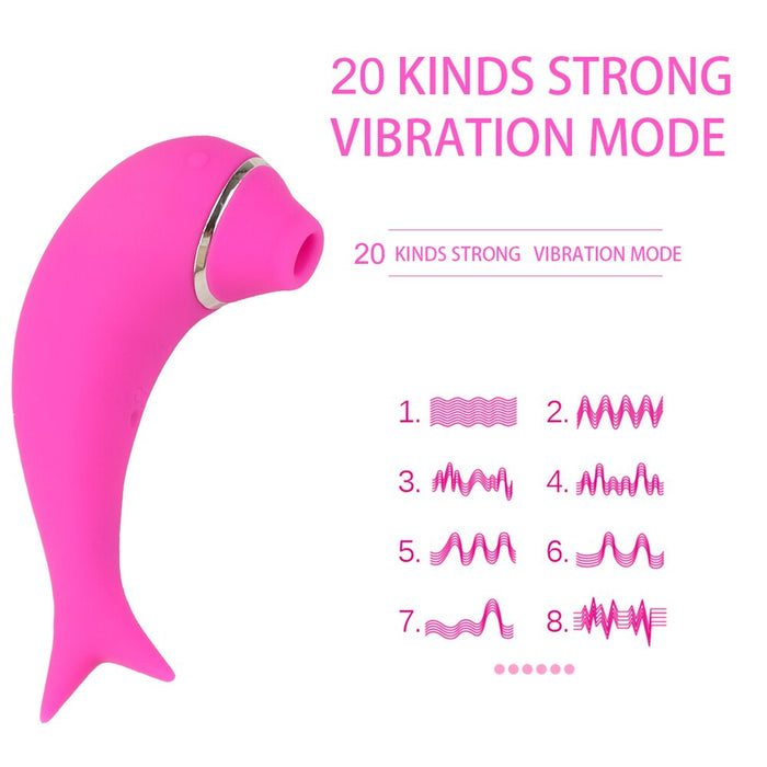 Clit Sucker Vibrator Vagina Massager Tongue Vibrator 20 Frequency Oral Sex Nipple Sucker Clitoris Stimulator Sex Toys for Women
