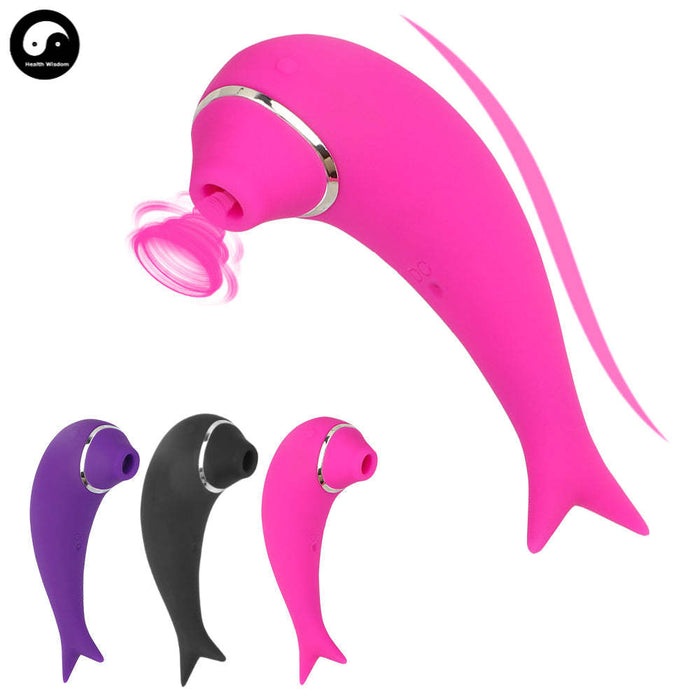 Clit Sucker Vibrator Vagina Massager Tongue Vibrator 20 Frequency Oral Sex Nipple Sucker Clitoris Stimulator Sex Toys for Women