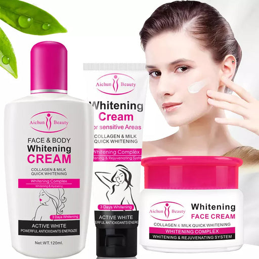 Collagen Milk Body Face Whitening Cream Moisturizing Improve Dullness Face Cream Underarm Whiten Cream Skin Care Body Lotion-Health Wisdom™