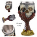 Coolest Gothic Resin Stainless Steel Dragon Skull Goblet Retro Claw Wine Glass Cocktail Glasses Whiskey Cup Party Bar Drinkware-Health Wisdom™