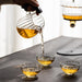 Creative Flower Arrangement Teapot Glass Lazy Automatic Tea Making Household Pu&#39;er Scented Kung Fu tea Tea Set Infuser Drinking-Health Wisdom™