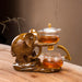 Creative Glass Tea Set Automatic Teapot Tea Infuser Magnetic Water Diversion Heat-resistant Kungfu Tea Drinking Tea Make-Health Wisdom™