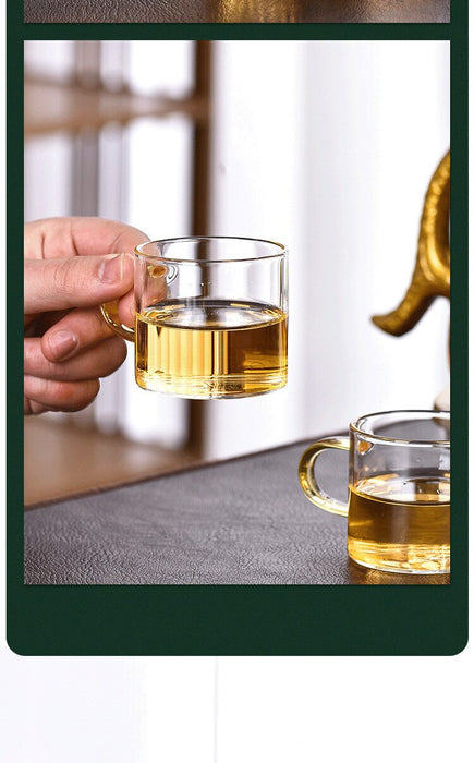 Creative Golden Toad Automatic Tea Set Set Household Heat-resistant Glass Tea Maker Tea Cup Office Kung Fu Teapot-Health Wisdom™