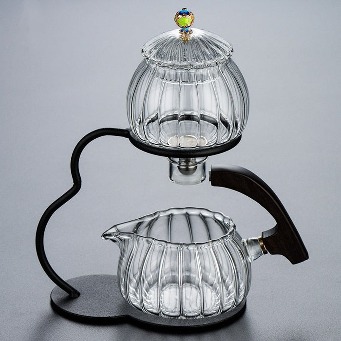 Creative Heat-resistant Teapot Glass Automatic Tea Making Puer Scented Kung Fu tea Tea Set Infuser Drinking Tea Maker