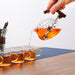Creative Tea Toad Shape Teapot Automatic Tea Maker Pu er Oolong Teapot And Cup Set Heat-resistant Glass Teapot Holder Base-Health Wisdom™