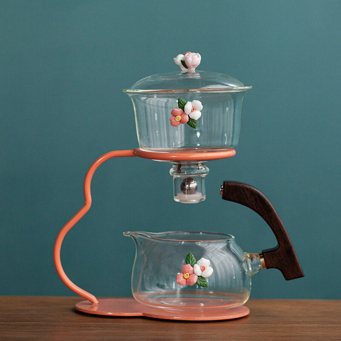Creative Teapot Glass Automatic Tea Making Household Pu&#39;er Scented Kung Fu tea Tea Set Infuser Drinking Tea Maker-Health Wisdom™