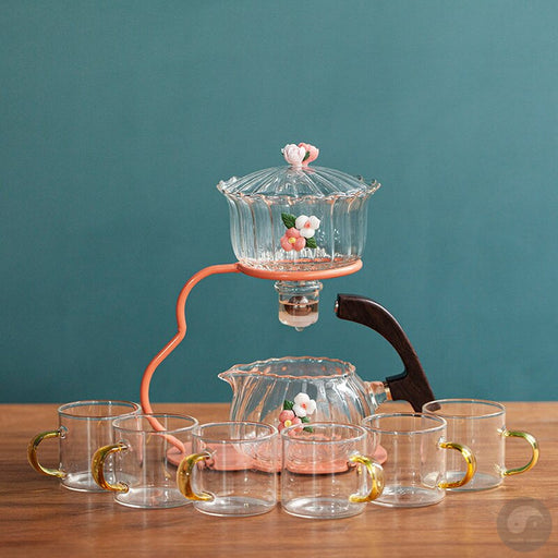 Creative Teapot Glass Automatic Tea Making Household Pu&#39;er Scented Kung Fu tea Tea Set Infuser Drinking Tea Maker