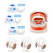 Dental Orthodontic Braces Set 3 Stages Silicone Alignment Trainer Teeth Retainer Bruxism Mouth Guard Kids Teeth Straightener