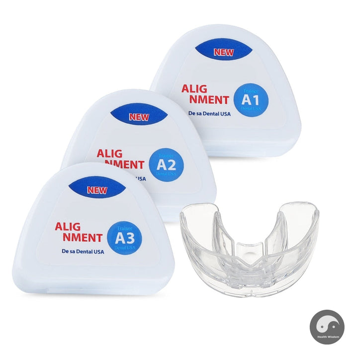 Dental Orthodontic Braces Set 3 Stages Silicone Alignment Trainer Teeth Retainer Bruxism Mouth Guard Kids Teeth Straightener